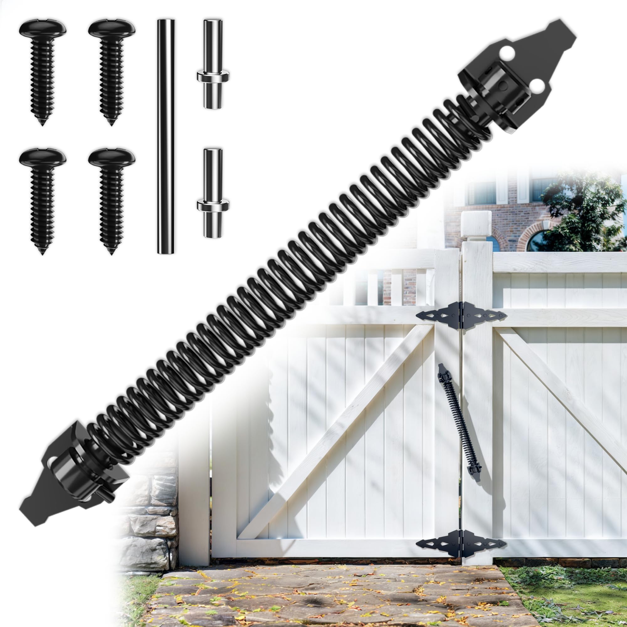 SANKEYTEW 14" Gate Spring Self Closing Heavy Duty Outdoor Door Spring ...