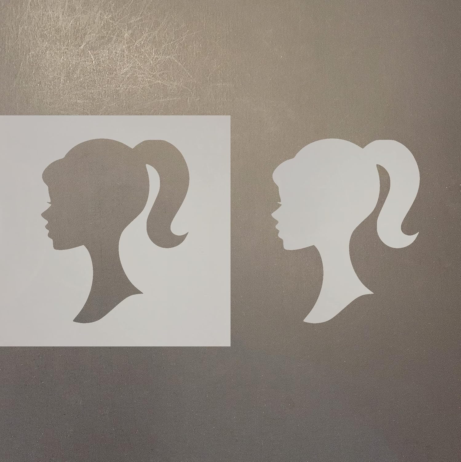 Mixed Media - Barb Doll Reusable Mylar Stencil - Art Craft Supplies New Sizes (12