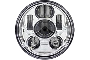 Eagle Lights 8900CG3 5 3/4" LED Headlight for Harley Davidson and Indian Motorcycles - Generation III/Chrome Kit