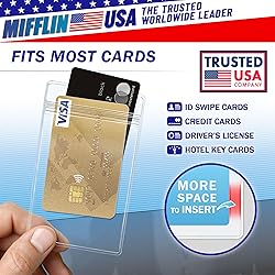 MIFFLIN Large (L) Vertical ID Badge Holders