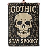 Gothic Skull Blanket Gifts for Women Adults, Soft Warm Lightweight Flannel Throw Blankets for Camping Bedroom Living Room Home Sofa Travel Decor 50" x 60"