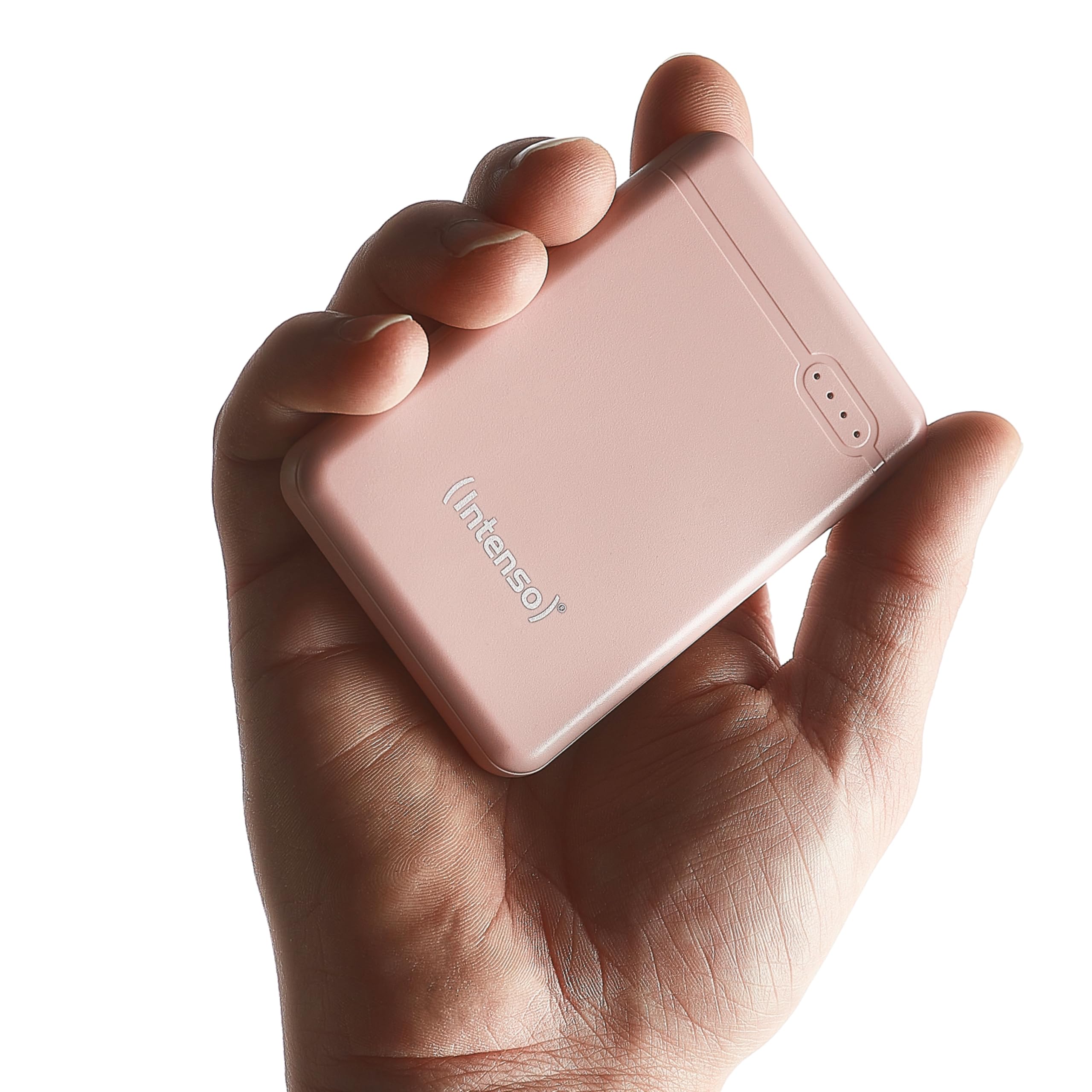 Intenso Power Bank XS 5000, Portable Charger (5000mAh, Compatible with Smart Phone/Tablet PC and More) Rosé