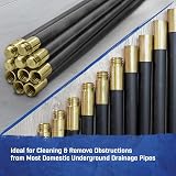 Faithfull Drain Rod Set 9M 30ft with 10 x 920mm Flexible Rods and Plunger view 6