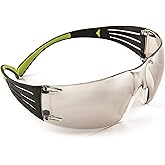 3M Securefit SF410AS Mirror Polycarbonate Standard Safety Glasses - 99.9% UV Protection - Wrap Around Frame - 70071650975 [PRICE is per EACH]