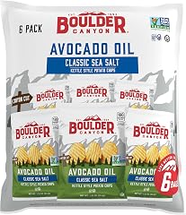 Boulder Canyon Avocado Oil Sea Salt Potato Chips 6 Count, 1.25 OZ