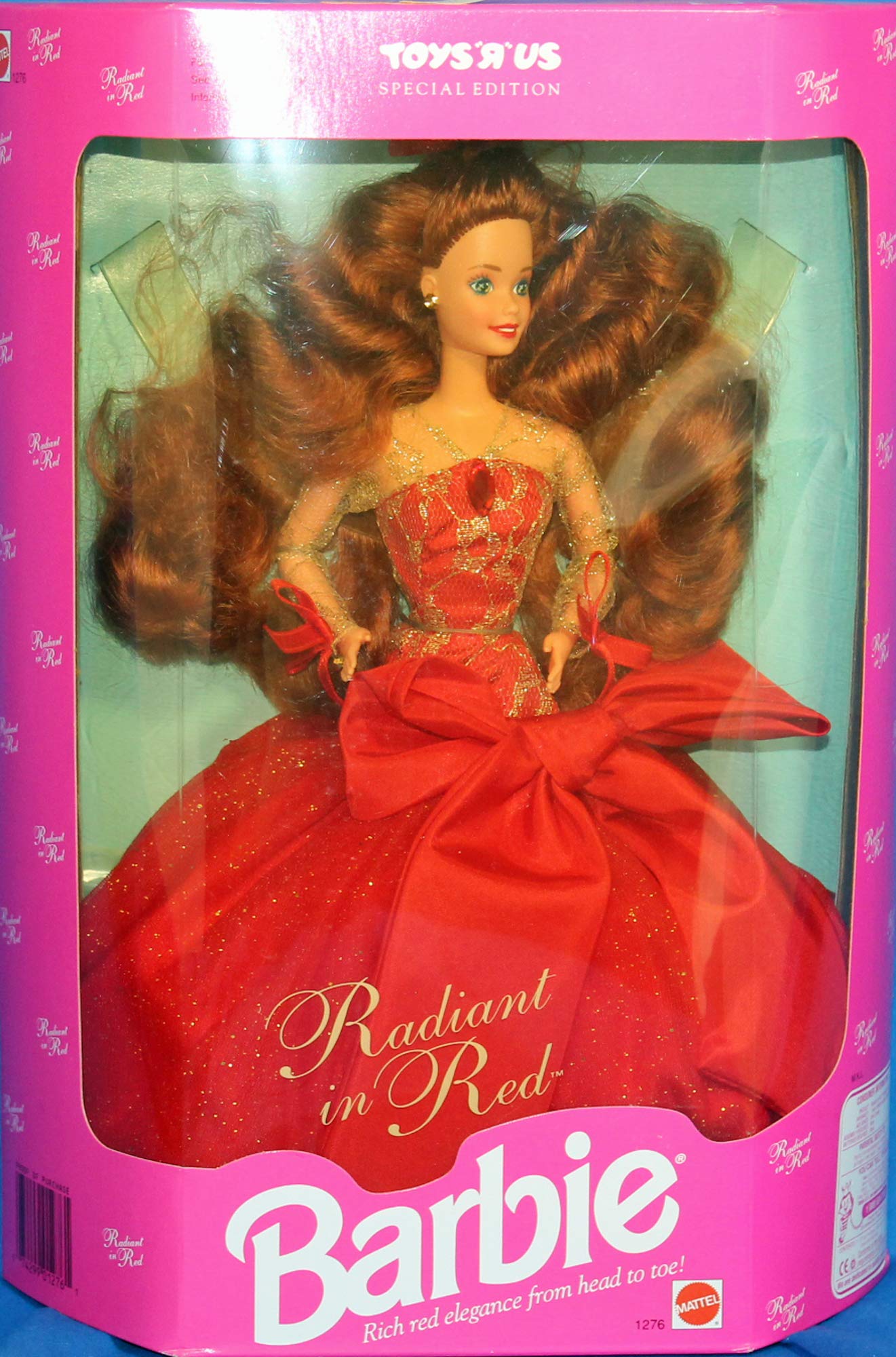 Mattel Barbie Collector Doll Toys R Us Special Edition Radiant in Red