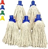 TDBS Mop Heads Replacement Colour Coded Self Threading Socket No.12 Blue Pack