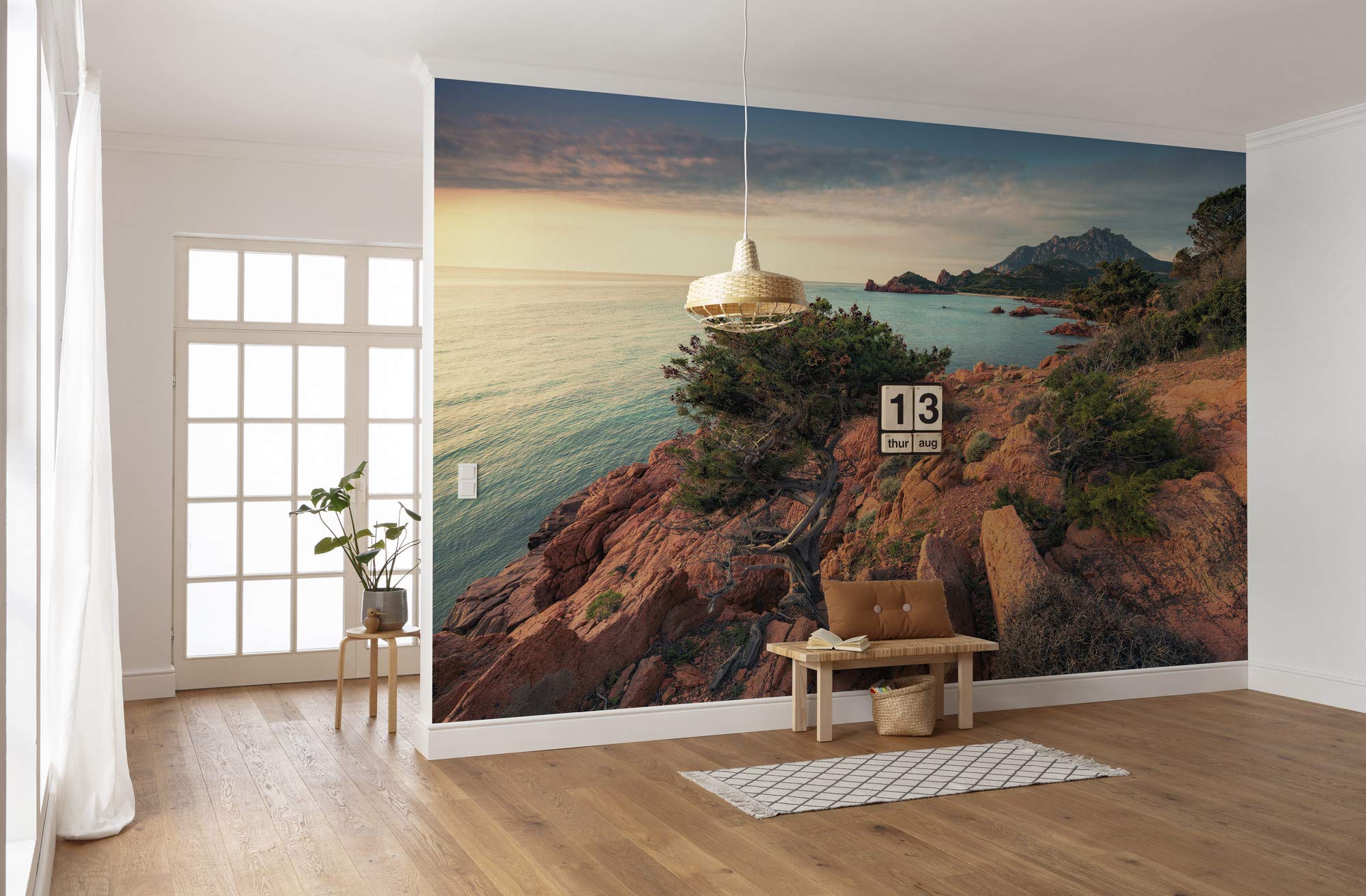 Komar Paradiso II SHX9-066 Non-Woven Photo Wallpaper XXL Decoration Nature Landscape Bedroom Living Room Office Hallway 450 x 280 cm (Width x Height) Multi-Coloured