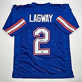 Facsimile Autographed D.J. DJ Lagway Florida Blue Reprint Laser Auto College Football Jersey Size Men's XL