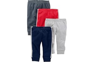 Simple Joys by Carter's Unisex Baby 4-Pack Neutral Pant