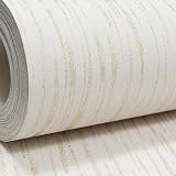 Muriva Embossed Glitter Vinyl Wallpaper Cream Gold Textured 10m x 0.53m view 5