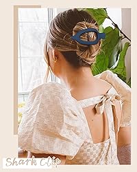 French Flat Hair Clips for Women - 6Pcs Flat Hair