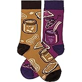 Primitives by Kathy Socks - Peanut Butter & Jelly, One Size, Unisex, LOL Collection