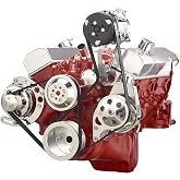 Chevy Small Bock Serpentine Conversion Kit - Alternator, Power Steering &amp; A/C Applications