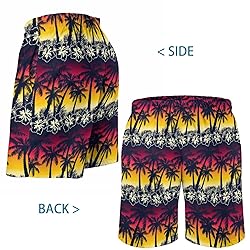 Men's Swim Trunks Quick Dry Hawaiian Board Shorts