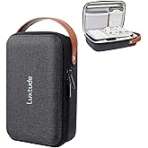 Luxtude Electronic Organizer Travel Case, Portable Tech Organizers, Hard Shell Zipper Case for Electronics, Travel Essentials, Black (External Size 8.5 x 5.9 x 2.5 Inch)
