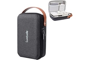 Luxtude Electronics Organizer Travel Case, Tech Organizers Travel Case, Hard Charger Organizers, Portable Cable Organizer, Travel Essentials for Charger/Mouse/Cash/Card/Pen, Tech Gifts