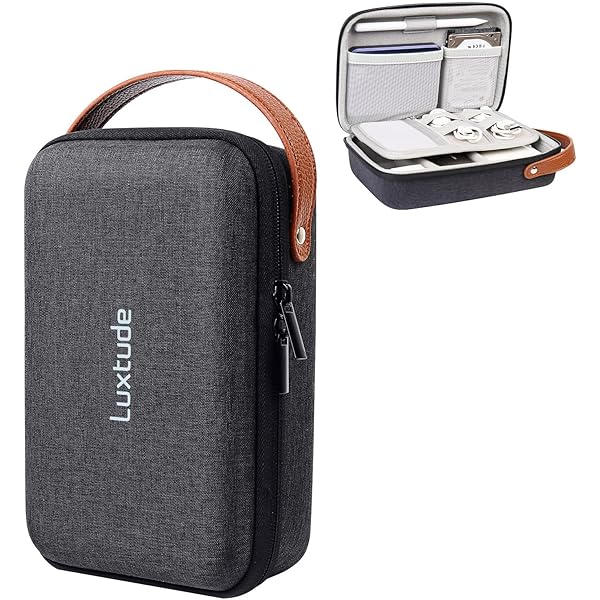 Lacdo Étui De Voyage Pour Appareils électroniques, Sac De Voyage, Organiseur De Câbles Pour Essentiels, Accessoires Techniques Résistants à L'eau, Rangement Pour Cordon, Téléphone, Câbles, Airpods