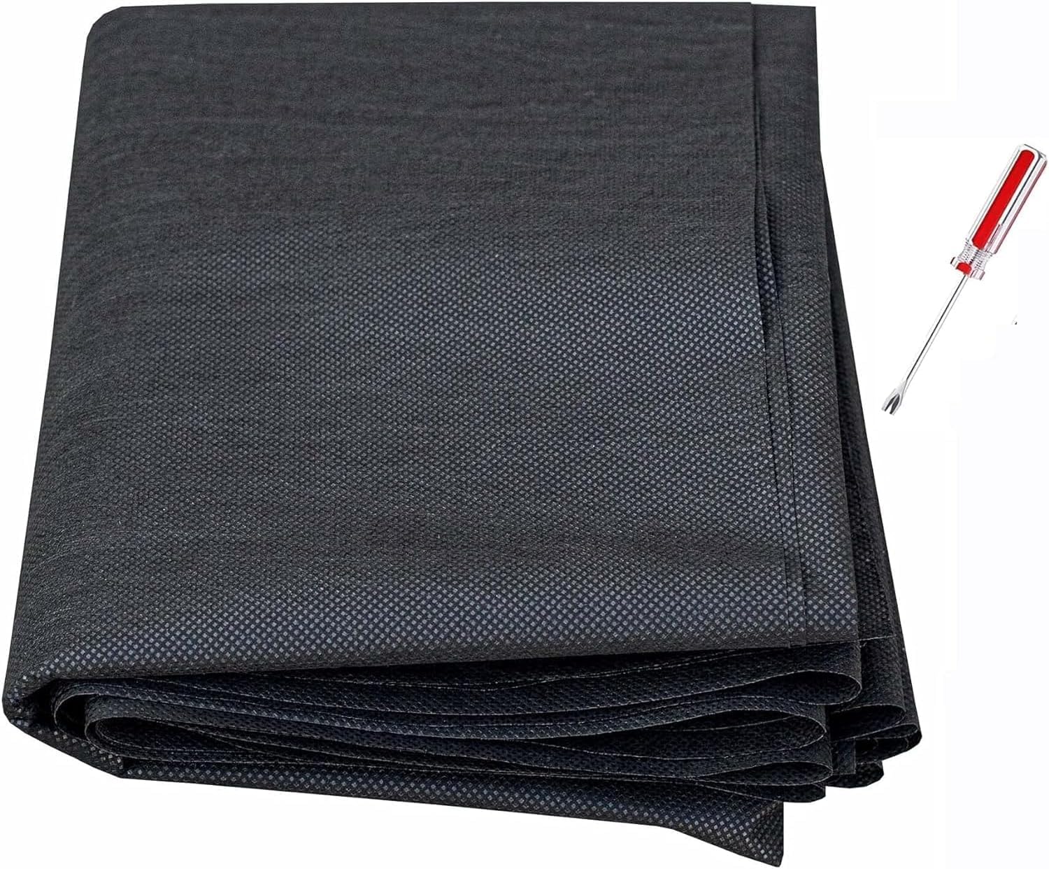 YLM1991 Upholstery Black Base Lining Fabric Replacement for Sofas, Chairs, Spring Foundations, 75g Non-Woven Lining Platform Cloth 1.6m by 3m