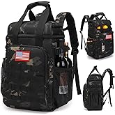 Tactical Backpack Cooler,Lunch Backpack for Men Adults Work with Handle，Soft Cooler Backpack Insulated Waterproof Leak Proof