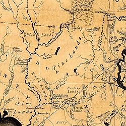 Antiguos Maps Florida by Charles Vignoles circa