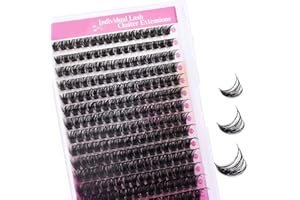 Lash Clusters Cluster Eyelash Extensions Wispy 100D D CurlEyelash Clusters 8-16mm Mixed Length DIY Individual Lash Extension 
