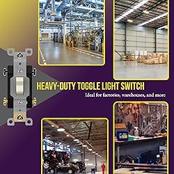 ENERLITES 20 Amp Toggle Light Switch, 4-Way, 20A