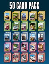 Smart Cards Trains 7 in 1 Game Set Gift Travel Cards 50 Cards view 5