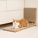 EHEYCIGA L Shape Vertical Cat Scratcher 48cm High Cardboard Scratching Board view 8
