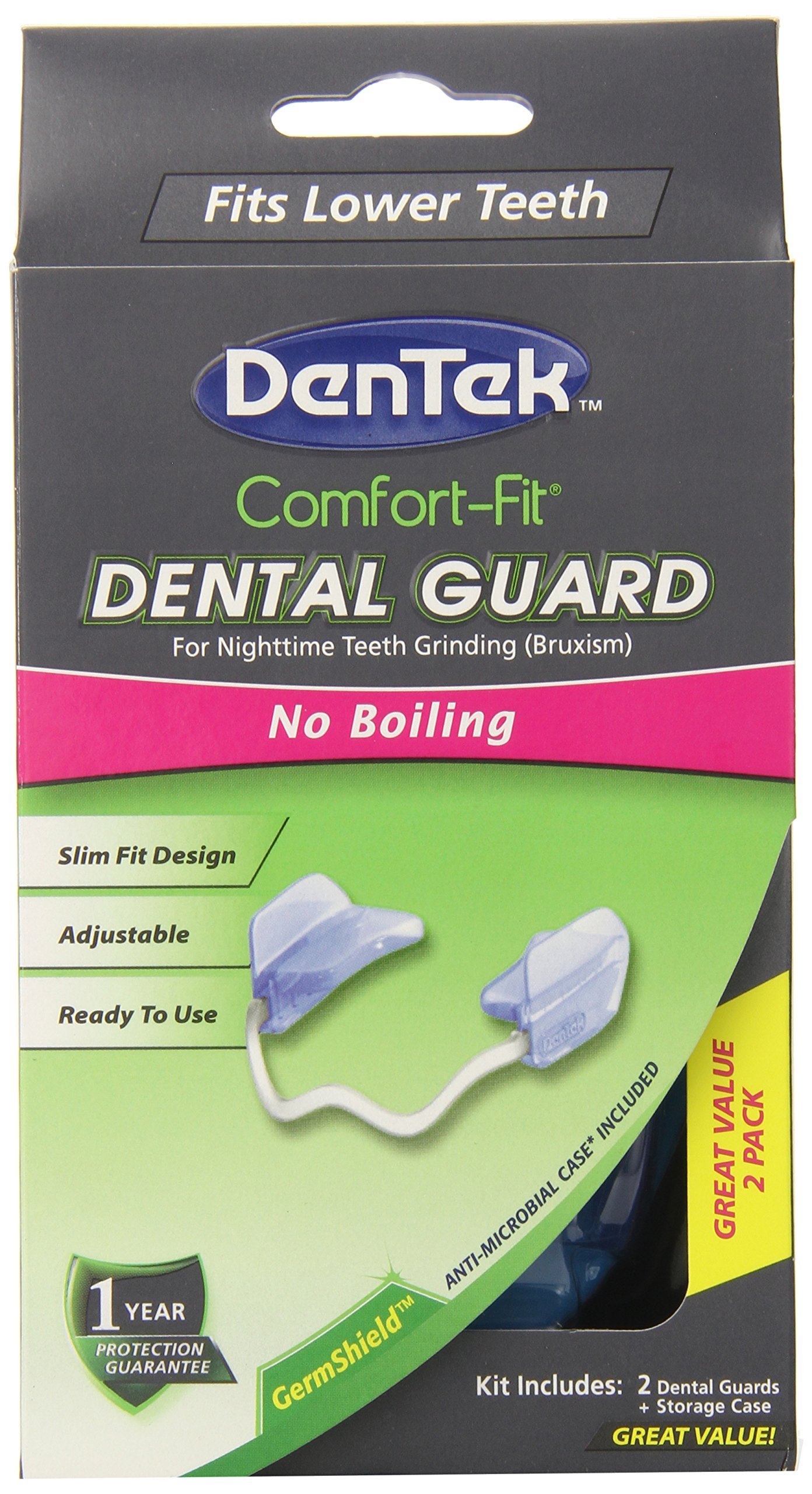 DenTek ComfortFit Dental Guard Kit Protection for Nightime Teeth