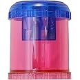 Westcott Plastic Manual Pencil and Crayon Sharpener, Assorted Colors (12202), single