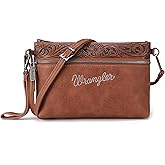 Wrangler Western Cowhide Crossbody Bags for Women Clutch Wristlet Purse