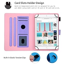 Universal 10 Inch Case, Techcircle Slim Folding PU