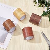 DUDUA 5M Woodgrain Duct Tape Wood Effect Repair Adhesive Antique Oak Furniture view 5