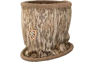 Drake Waterfowl Youth Sherpa Silencer Neck Gaiter | Fleece-Lined Warm Outdoor Hunting Neck Warmer with Agion Active XL, OSFM