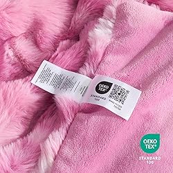 Cozy Bliss Faux Fur Throw Blanket for Couch, Fuzzy