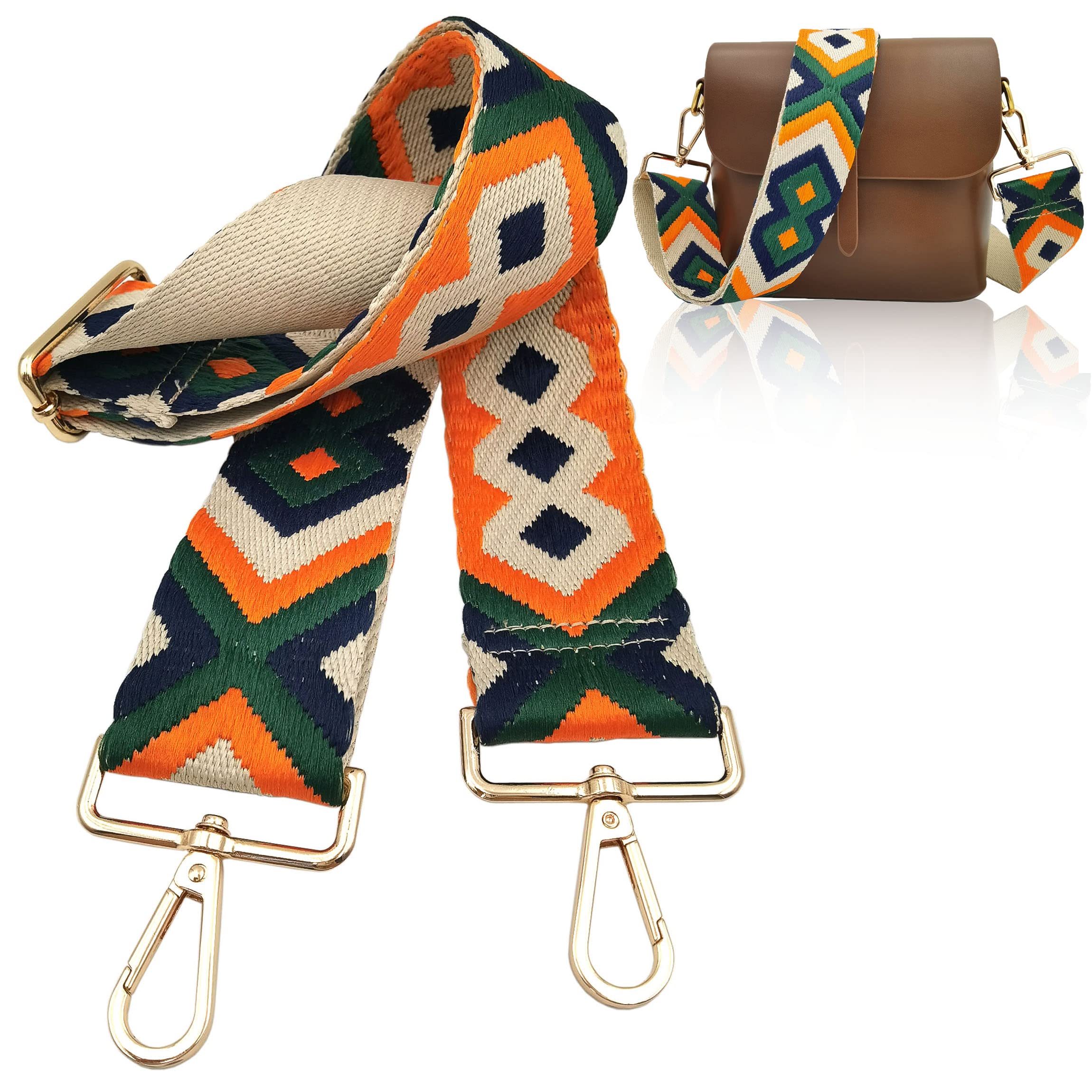 Adjustable Wide Shoulder Strap Replacement Belt Crossbody Canvas Bag Handbag