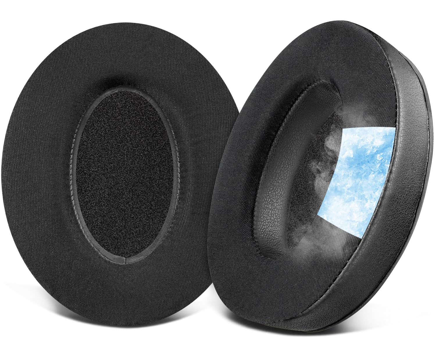 SOULWIT Cooling Gel Replacement Ear Pads for Bose Aviation X A10/A20 Headset, EarPads Cushions with High-Density Noise Isolation Foam (Black) — image 1