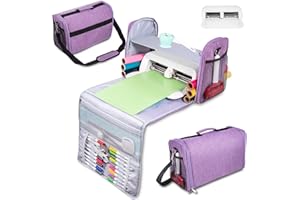 HAWERSI 3 In 1 Carrying Case for Cricut Joy Xtra,Dust Cover for Cricut Cutting Machine,Cricut Joy Xtra Accessories Tote Bag,Fully Open Designed Storage bag,Compatible with Cricut Joy Xtra Tools and Supply