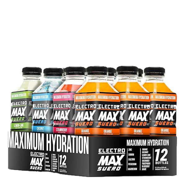 ELECTROMAX SUERO – ZERO SUGAR ELECTROLYTE DRINK –...