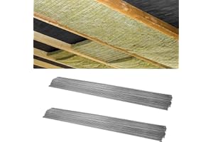 200 Pcs 16 Inch Insulation Support - 16" Carbon Steel Metal Insulated Wire for Attic, Ceiling Insulation, DGG005