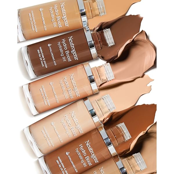 NEUTROGENA HYDRO BOOST HYDRATING TINT FOUNDATION MAKEUP FOR DRY SKIN, WITH HYALURONIC ACID, LIGHTWEIGHT OIL-FREE WATER GEL, NON-COMEDOGENIC, 85 HONEY COLOR 1.0 FL. OZ