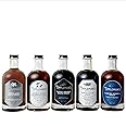 Tippleman's Variety Gift Pack, Includes Burnt Sugar, Smoked Maple, Ginger Honey, Falernum, Barrel Aged Cola, All Natural, Handcrafted Cocktail Mixer, More Complex than Bitters & Simple Syrup, 5-Pack