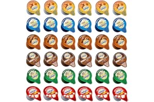 GENERIC International Delight Coffee Creamers Liquid Non-Dairy Creamer Singles 6 Flavor Variety Pack, Non Dairy, No Refrigeration - Box Of 100