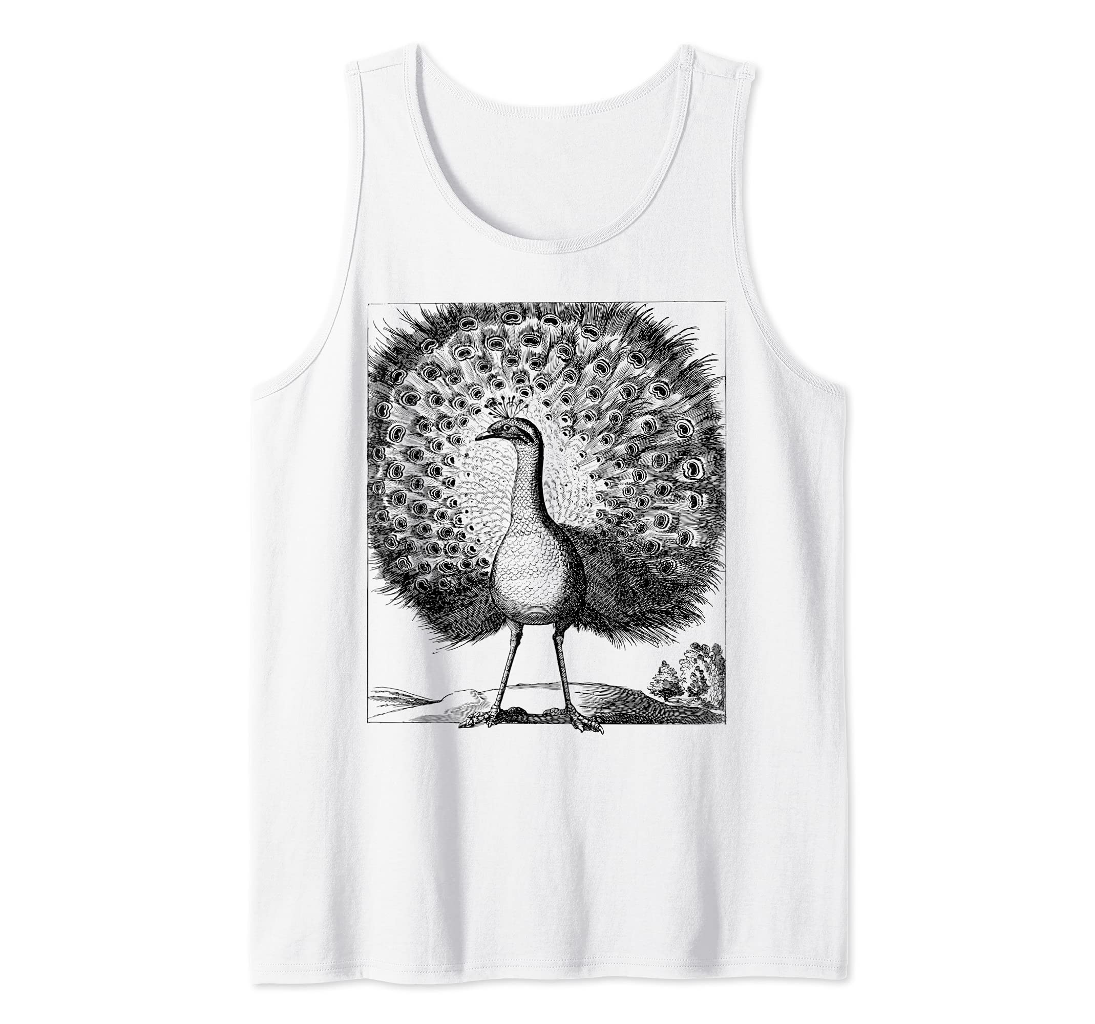 Peacock Bird Tank Top