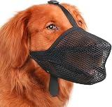 Mayerzon Dog Muzzle Soft Mesh XS Black for Small to Large Dogs view 1