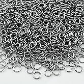 1000pcs 5mm Stainless Steel Jump Rings Connector Rings for DIY Craft Jewelry Making Necklaces Bracelet Earrings Keychains