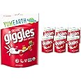 YumEarth Organic Giggles Chewy Candy - Allergy Friendly (Top 9 Free), No Artificial Dyes, Non GMO, Gluten Free, Vegan Candy S