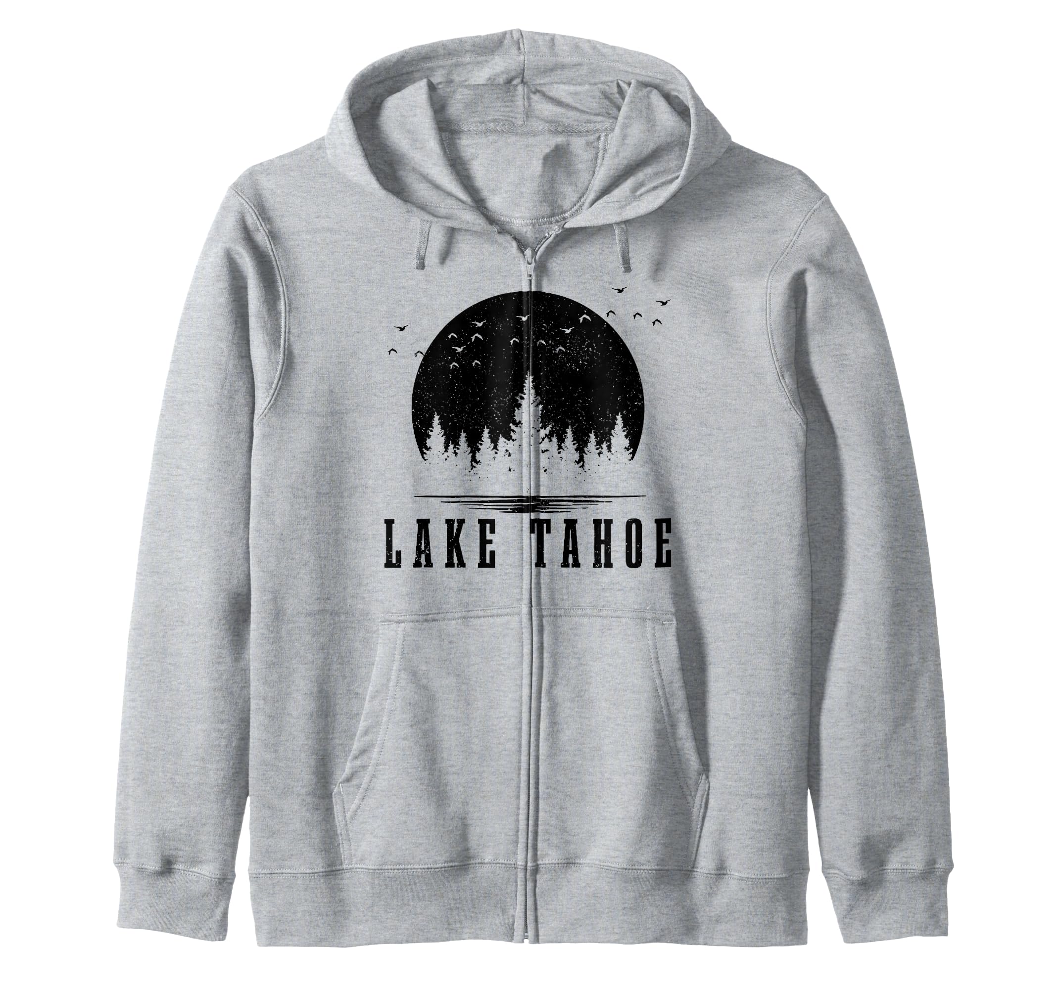 Lake Tahoe California USA America Souvenir Zip Hoodie