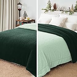 Exclusivo Mezcla Reversible Queen Size Sherpa